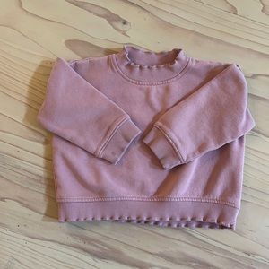 Zara Toddler Girl Sweatshirt 18-24 month